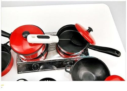 Mini Plastic Cookware Kitchen Set for Kids – Fun Toy Cooking Essentials