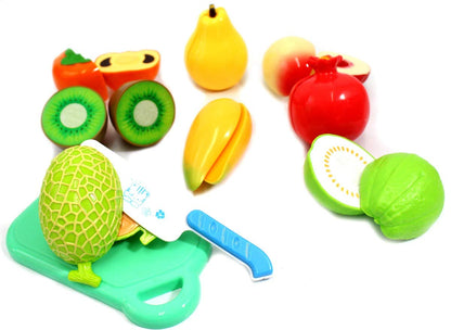 Kitchen Fun Cutting Fruits Food Playset - Pretend Cooking Toy for Kids