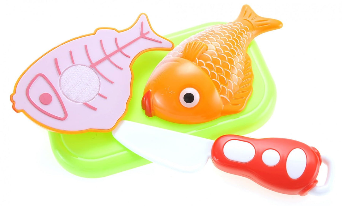 Seafood Cutting Food Playset - Pretend Cooking Toy with Utensils for Kids