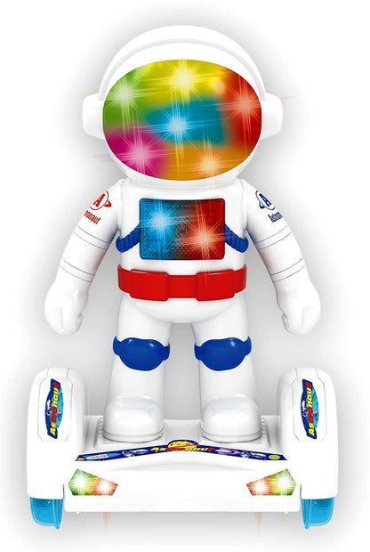 Dusky Shark Astronaut RC Robot with 3D Lights and Music Remote Control Toy