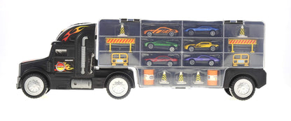 Transport Car Carrier Truck - Toy Vehicle with Removable Cars and Ramp