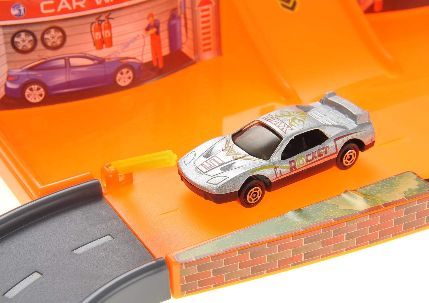 Parking Garage Diecast Racing Playset - Fun Toy Set for Kids with Cars and Ramps