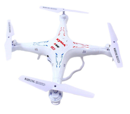 12" Syma 4CH 2.4GHz RC Quadcopter with 2MP HD Camera, 6-Axis Gyro, and 2GB SD Card