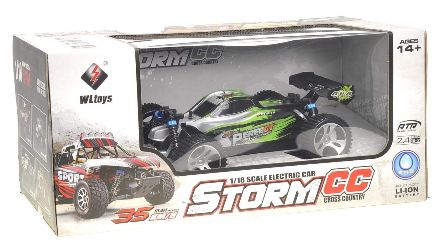 Dusky Shark 1:18 RC Off-Road Buggy - 2.4GHz 4WD Remote Control Vehicle for Adventure