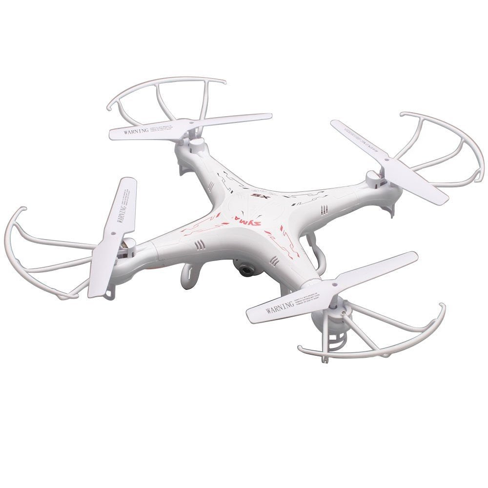 12" Syma 4CH 2.4GHz RC Quadcopter with 2MP HD Camera, 6-Axis Gyro, and 2GB SD Card