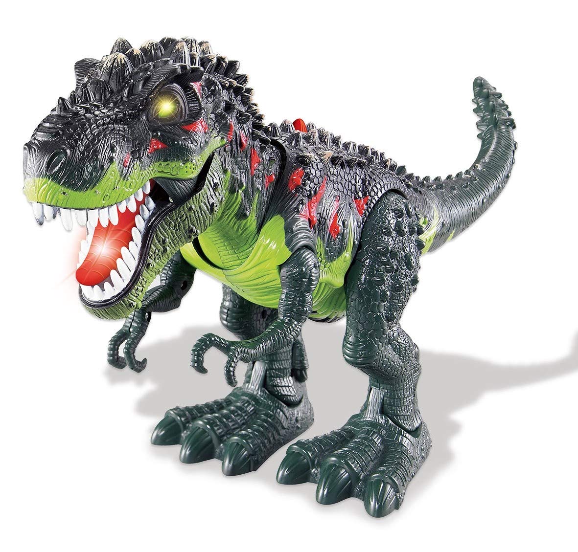 Dusky Shark Tyrannosaurus T-Rex Dinosaur Toy with Lights and Sounds – Brown Color