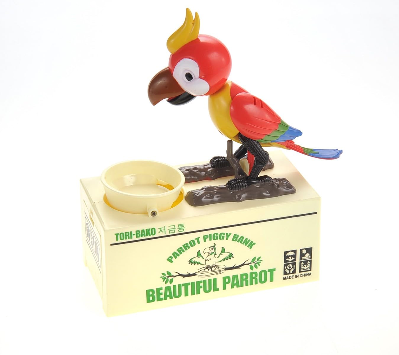 Parrot Coin Bank – Fun and Decorative Savings Jar for Kids and Adults