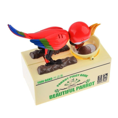 Parrot Coin Bank – Fun and Decorative Savings Jar for Kids and Adults