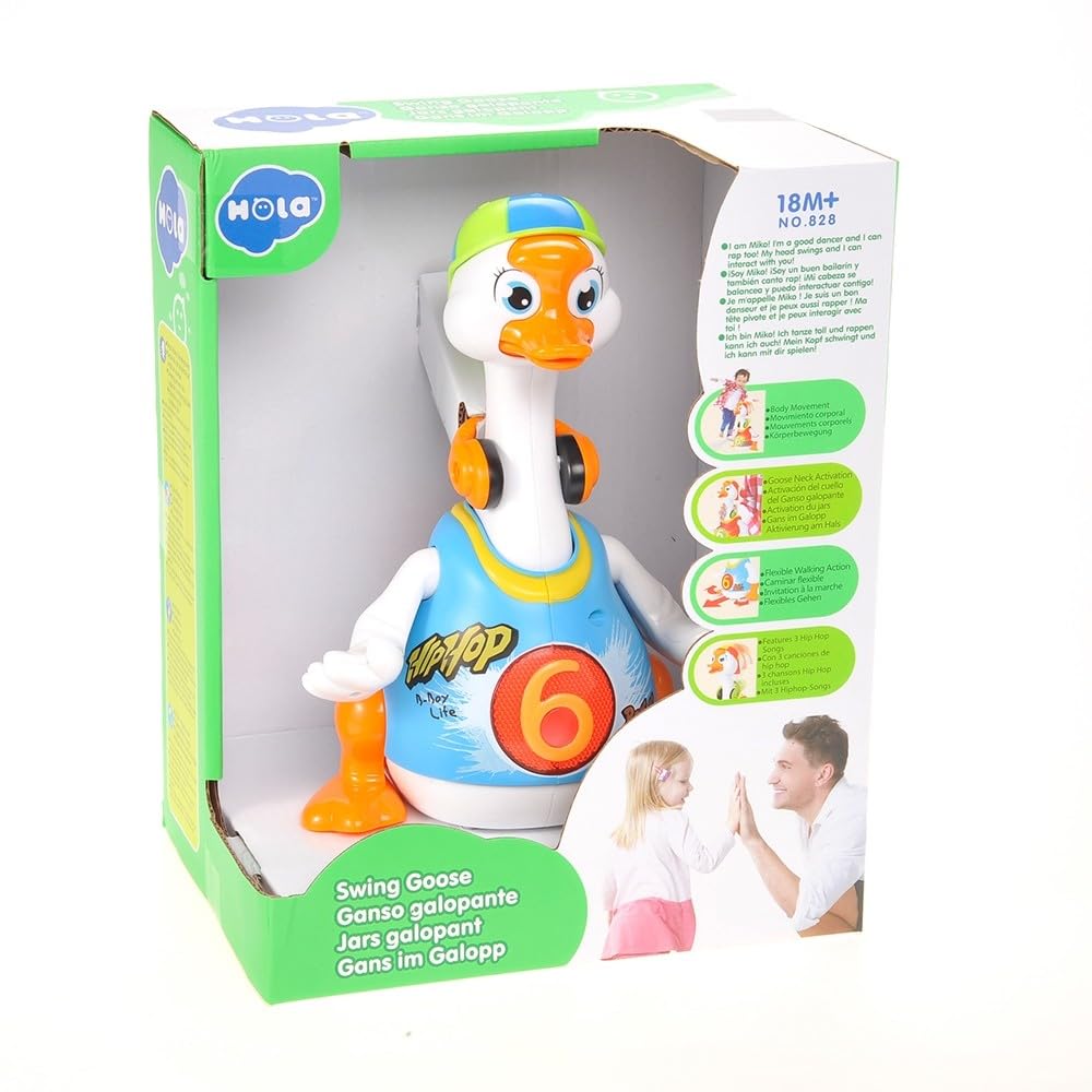 Dusky Shark Dancing Hip Hop Goose Musical Toy for Kids – Developmental Playmate