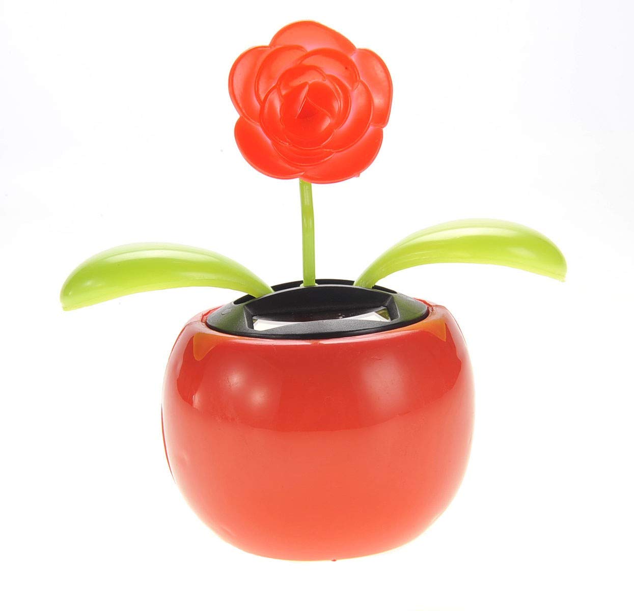 Pink Solar Flower Toy – Cute Dancing Flower Powered by Solar Energy for Home or Car Decor