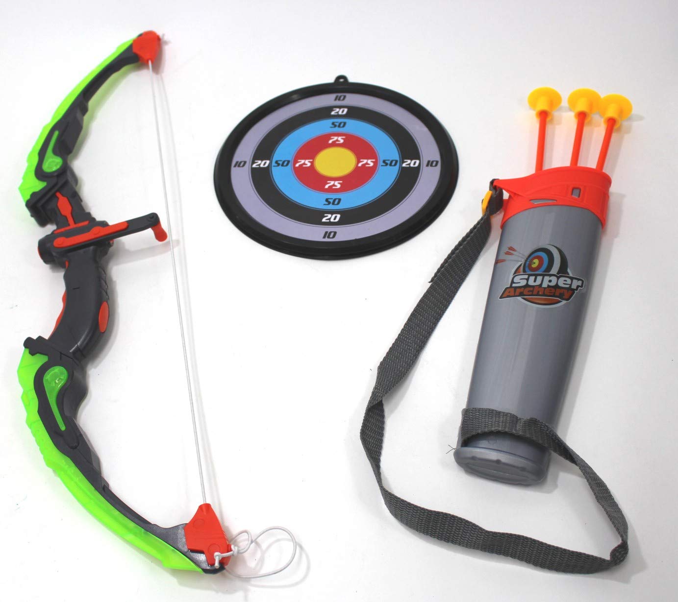 Dusky Shark Bow and Arrow Playset with Quiver and Target - Archery Toy for Kids