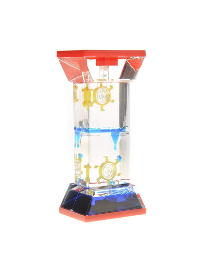 Liquid Motion Bubbler with Dual Spinning Wheels – Calming Desk Toy and Stress Reliever