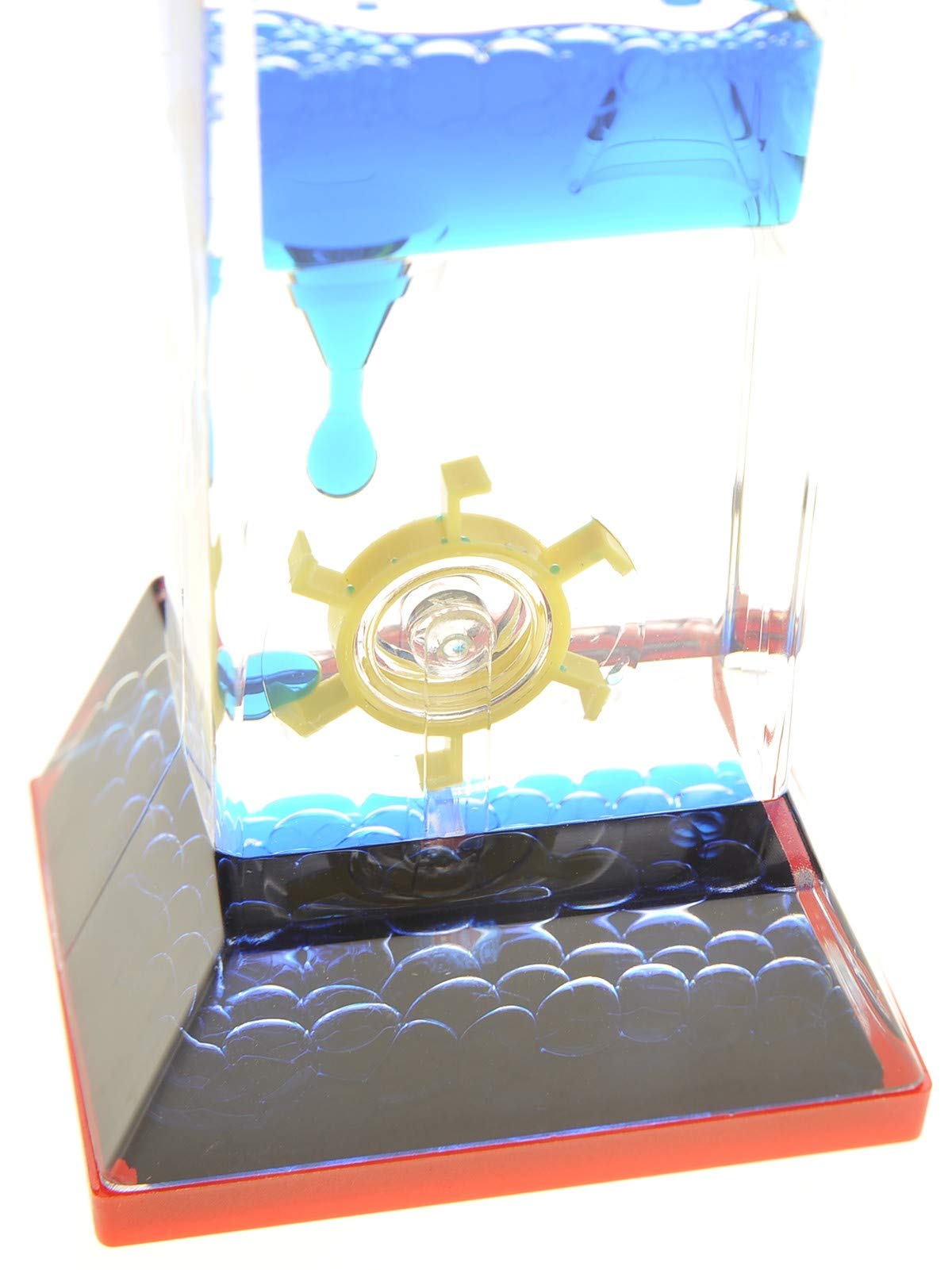 Liquid Motion Bubbler with Dual Spinning Wheels – Calming Desk Toy and Stress Reliever