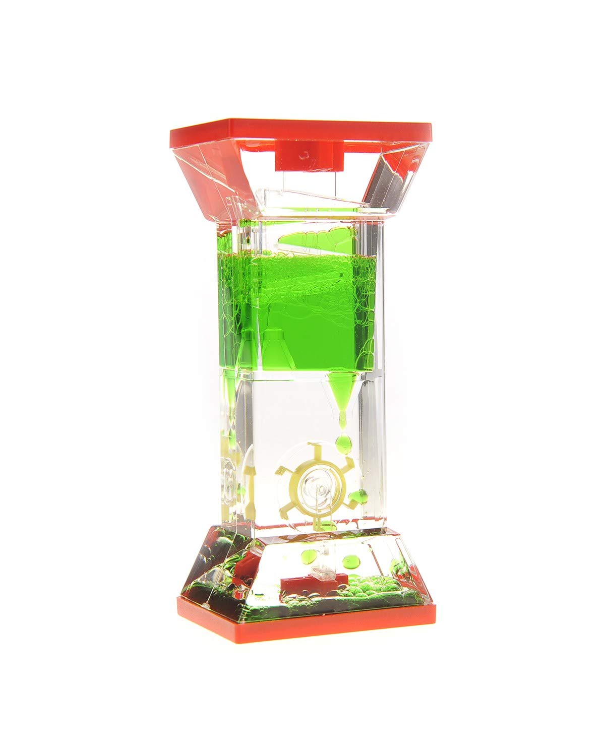 Liquid Motion Bubbler with Spinning Wheel – Relaxing Desk Toy and Stress Reliever