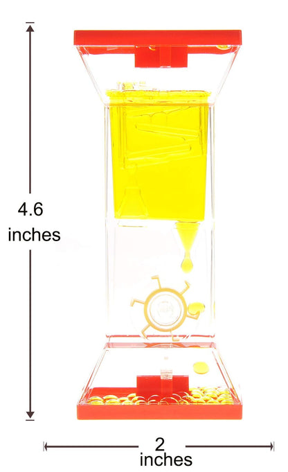 Liquid Motion Bubbler with Spinning Wheel – Relaxing Desk Toy and Stress Reliever