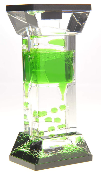 Liquid Motion Bubbler – Relaxing Desk Toy and Stress Reliever Without Wheels