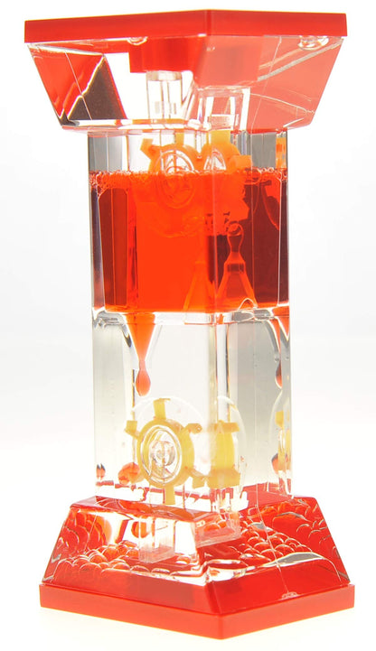 Liquid Motion Bubbler with Dual Spinning Wheels – Calming Desk Toy and Stress Reliever