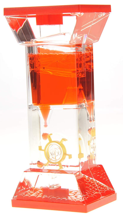 Liquid Motion Bubbler with Spinning Wheel – Relaxing Desk Toy and Stress Reliever