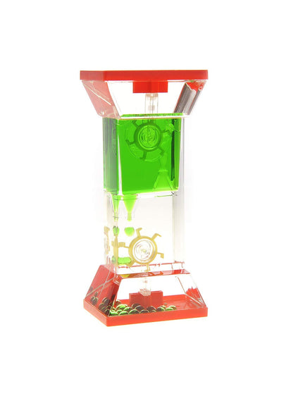 Liquid Motion Bubbler with Dual Spinning Wheels – Calming Desk Toy and Stress Reliever