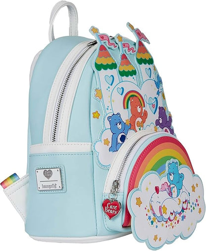 Loungefly Care Bears CareALot Castle Mini Backpack Multi