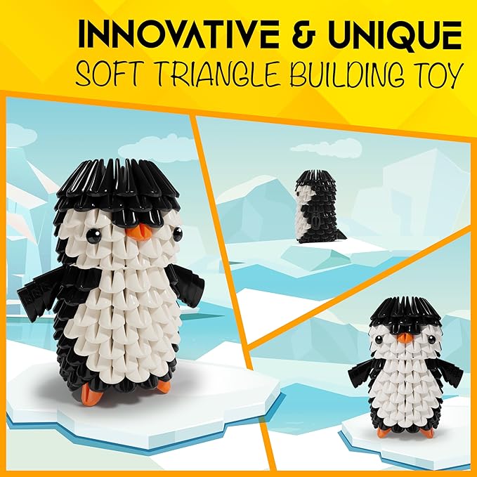 3D Animal Soft Building Blocks for Kids – STEM Educational Toys, Stress-Relief & Creative Play | Safe, Non-Toxic Interlocking Blocks for Ages 6+ | Perfect Gift