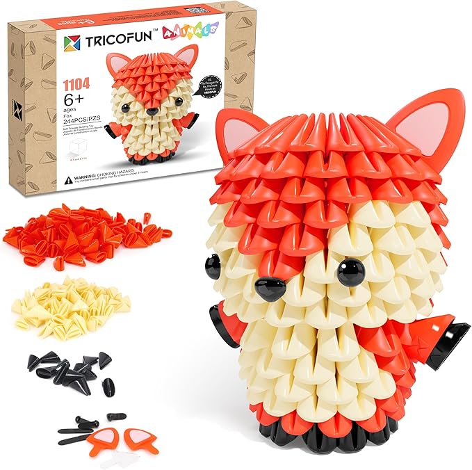 3D Animal Soft Building Blocks for Kids – STEM Educational Toys, Stress-Relief & Creative Play | Safe, Non-Toxic Interlocking Blocks for Ages 6+ | Perfect Gift