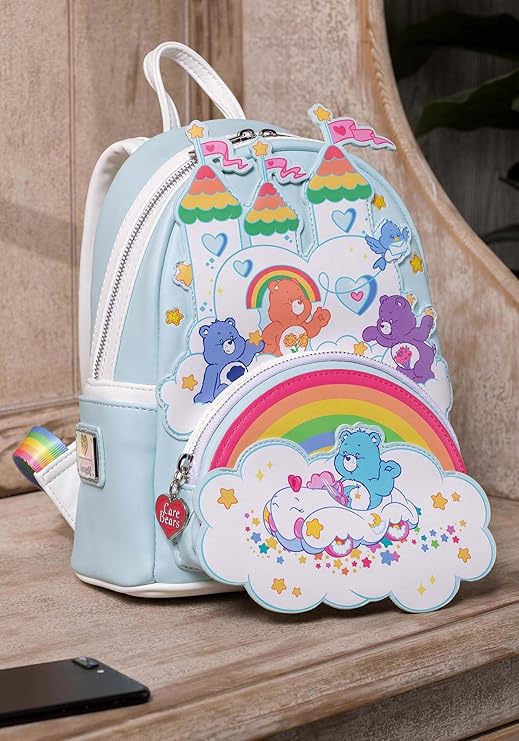 Loungefly Care Bears CareALot Castle Mini Backpack Multi