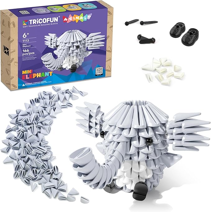 3D Animal Soft Building Blocks for Kids – STEM Educational Toys, Stress-Relief & Creative Play | Safe, Non-Toxic Interlocking Blocks for Ages 6+ | Perfect Gift