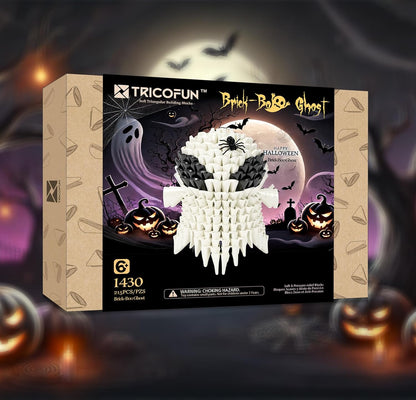 Halloween 3D Soft Building Blocks, Soft Assembling Building Kits Pressure-Relief Toys Interlocking Block Sets