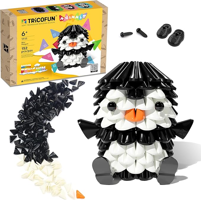 3D Animal Soft Building Blocks for Kids – STEM Educational Toys, Stress-Relief & Creative Play | Safe, Non-Toxic Interlocking Blocks for Ages 6+ | Perfect Gift