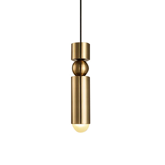 Mini Cylinder Pendant Light – Single-Light Minimalist LED Fixture