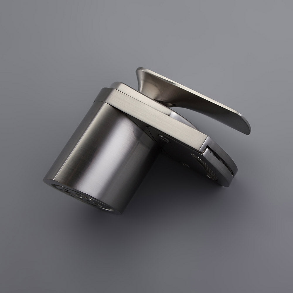 Modern Brushed Nickel Waterfall Sink Faucet – Single Handle, 1-Hole