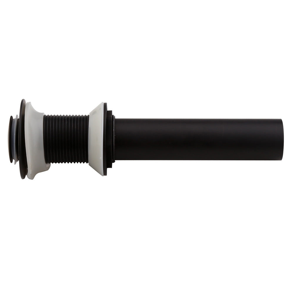 Antique Black Pop-Up Drain for Vessel Sink Without Overflow – Brass