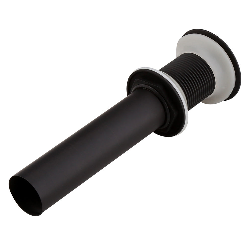 Antique Black Pop-Up Drain for Vessel Sink Without Overflow – Brass