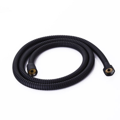 59" Matte Black Stainless Steel Hand Shower Hose with G1/2" Connector