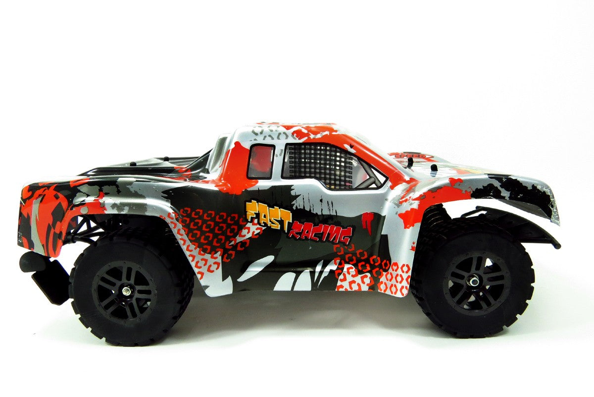 Dusky Shark 1:12 Scale 2.4GHz RC Pathfinder Racing Truck, High-Speed Remote Control (Silver)