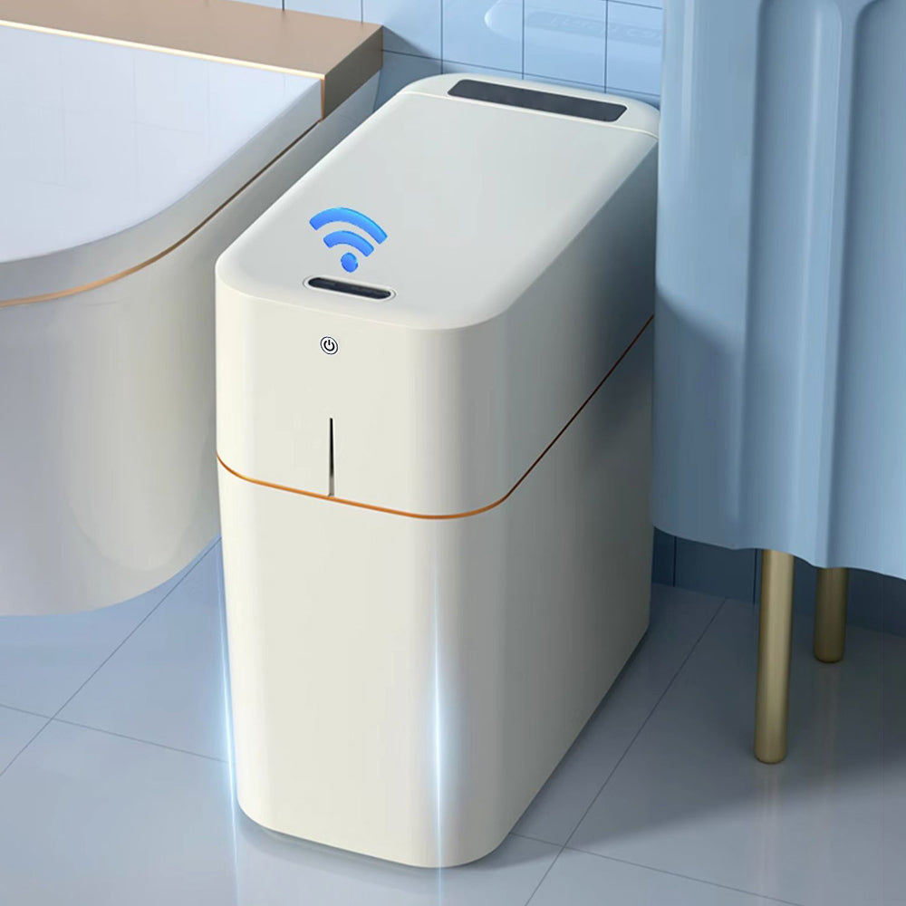 Smart Touchless Trash Can – Auto Packing, Sensor, UV & Light Charging