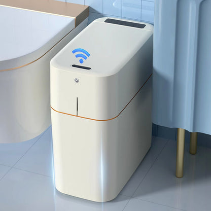 Smart Touchless Trash Can – Auto Packing, Sensor, UV & Light Charging