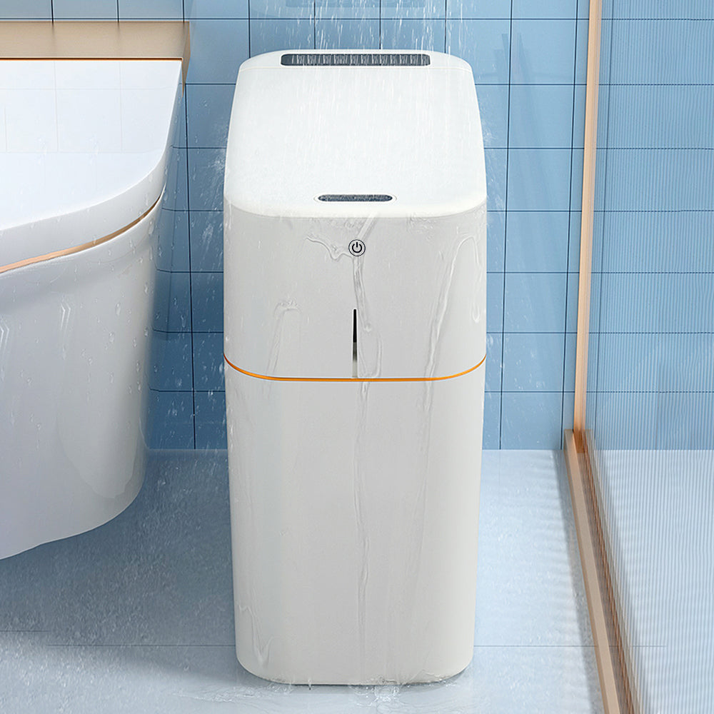 Smart Touchless Trash Can – Auto Packing, Sensor, UV & Light Charging